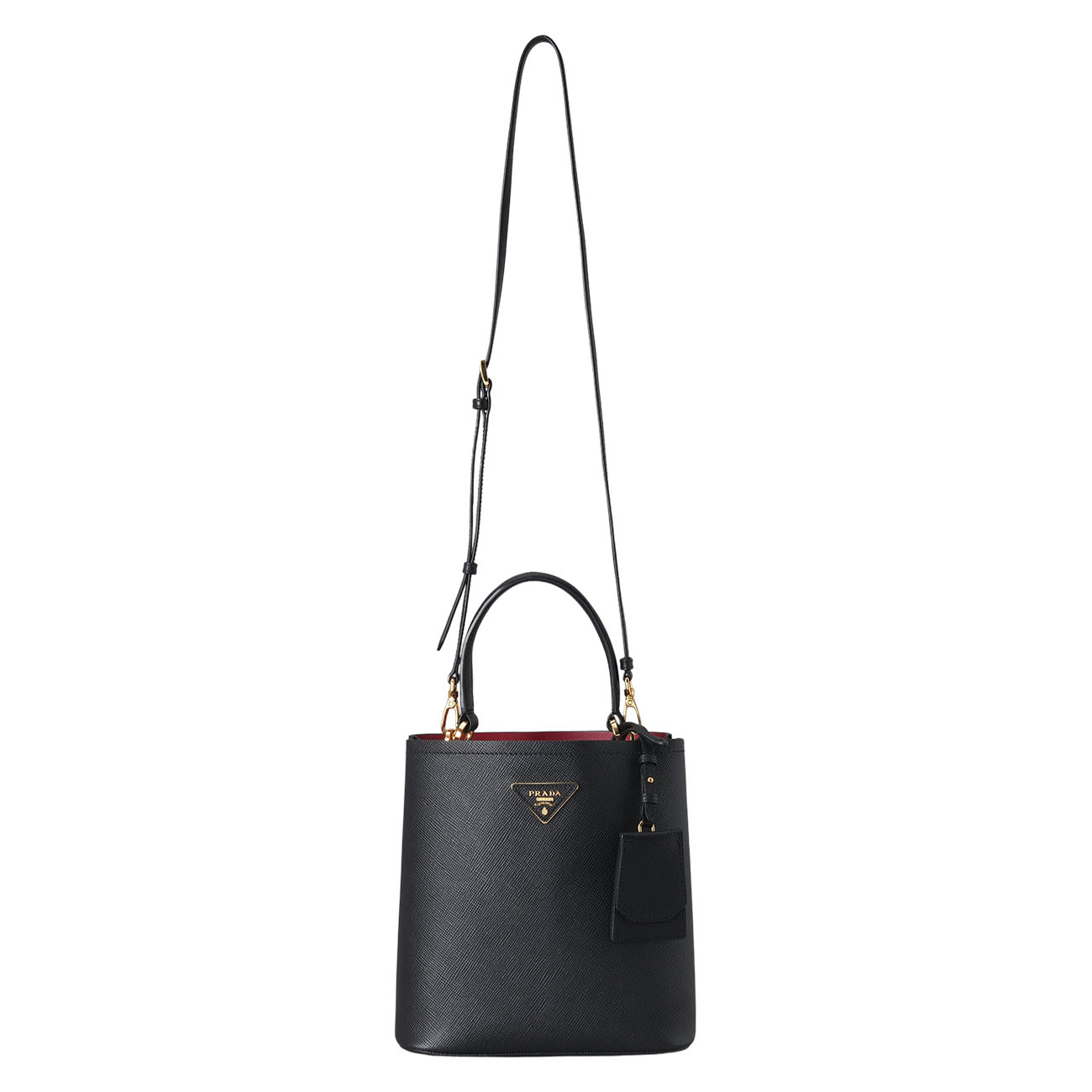 PRADA(USED)프라다 1BA212 사피아노 파니에 버킷백
