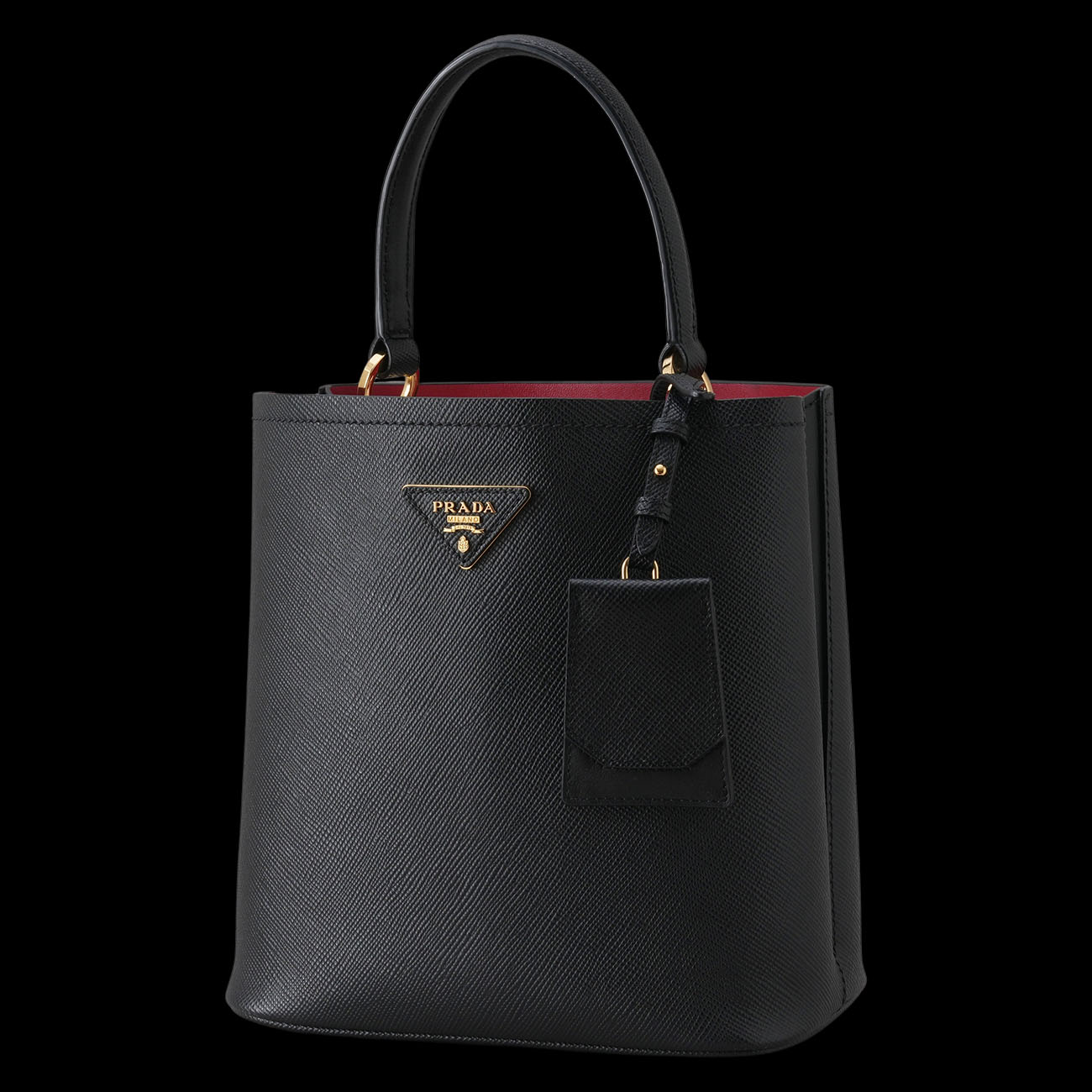 PRADA(USED)프라다 1BA212 사피아노 파니에 버킷백