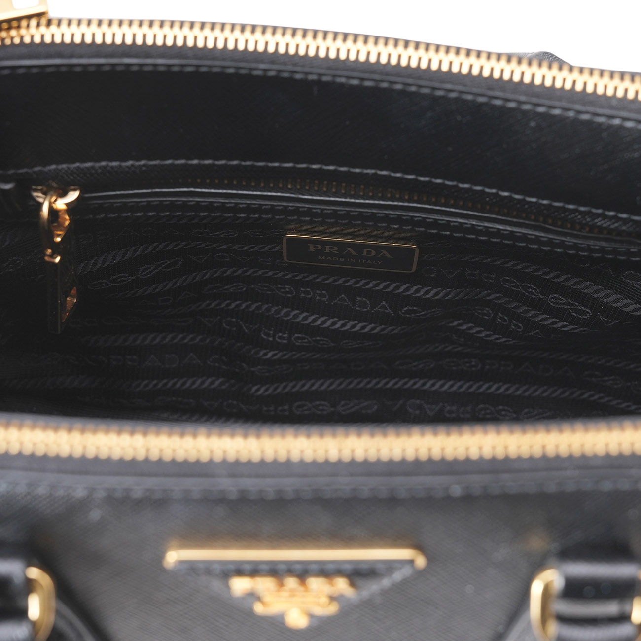PRADA(USED)프라다 1BA896 사피아노 럭스 토트겸 숄더백