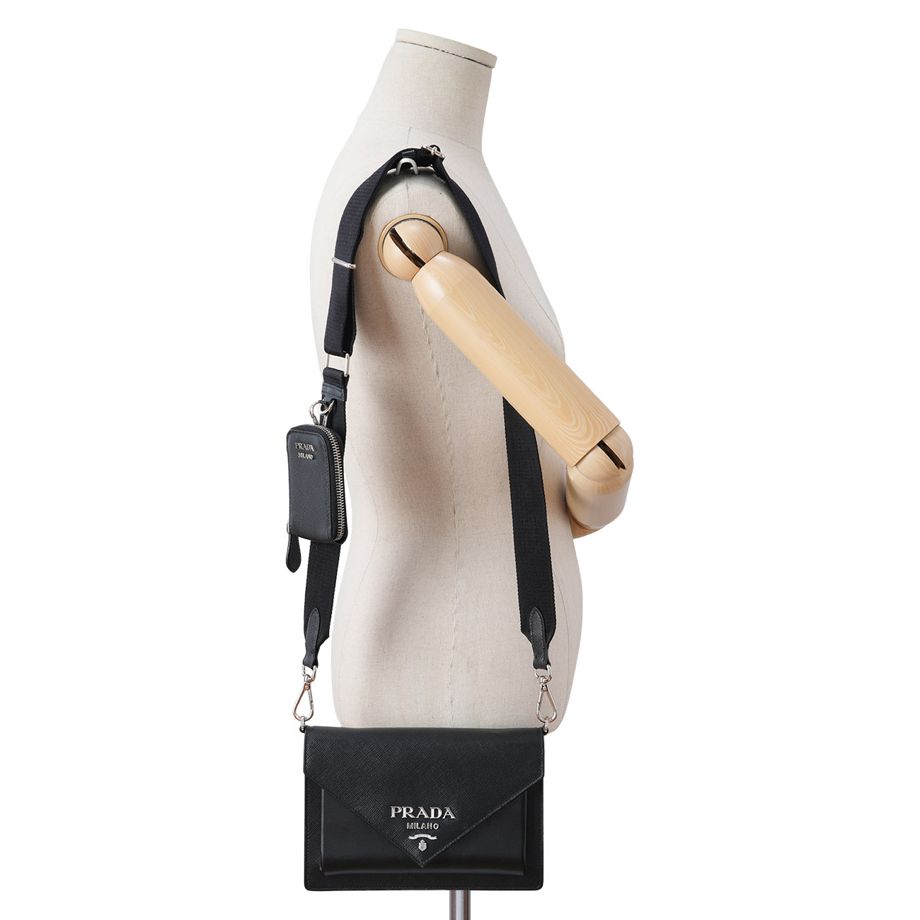 PRADA(USED)프라다 1BP020 엔벨로프 미니 크로스백