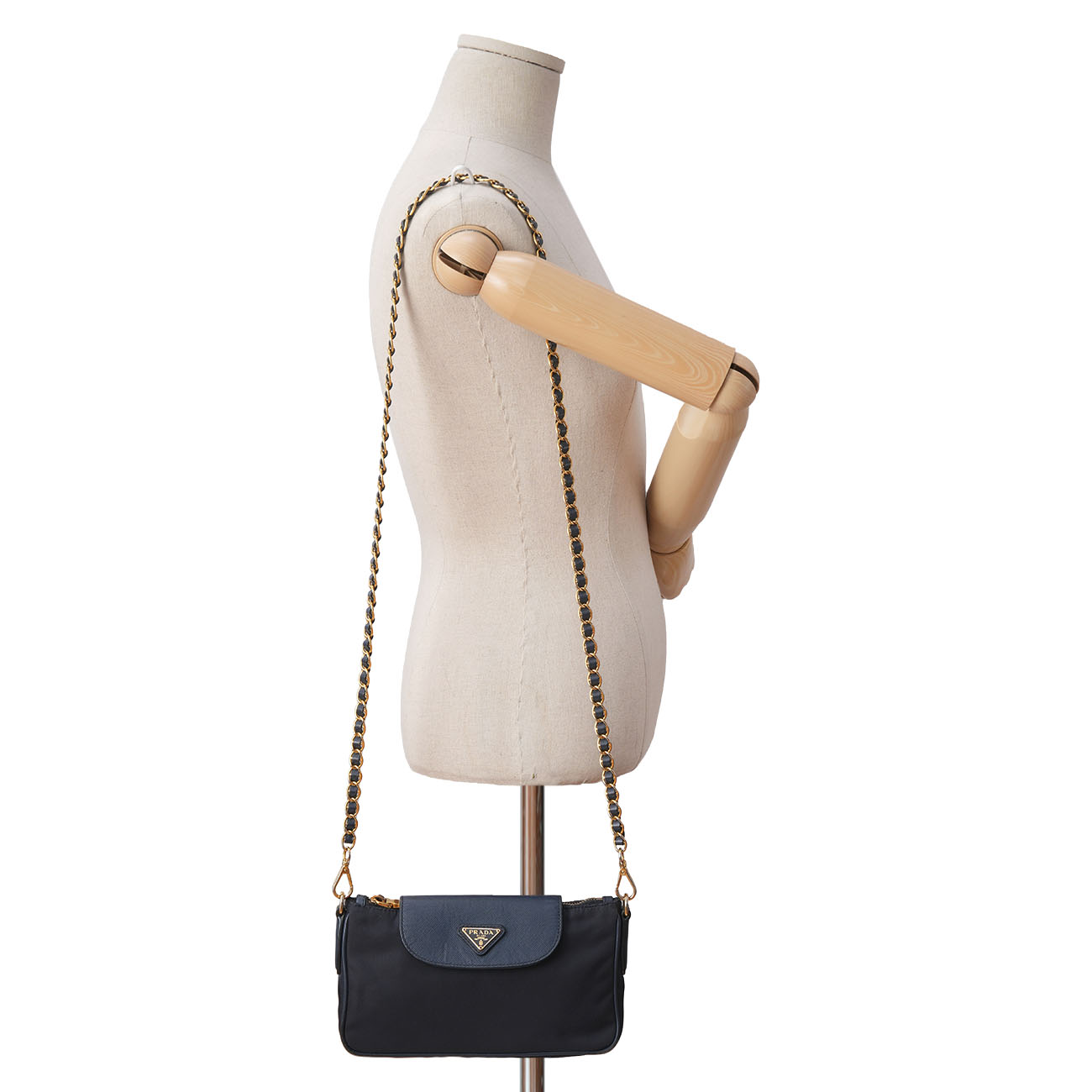 PRADA(USED)프라다 테수토 체인 숄더백