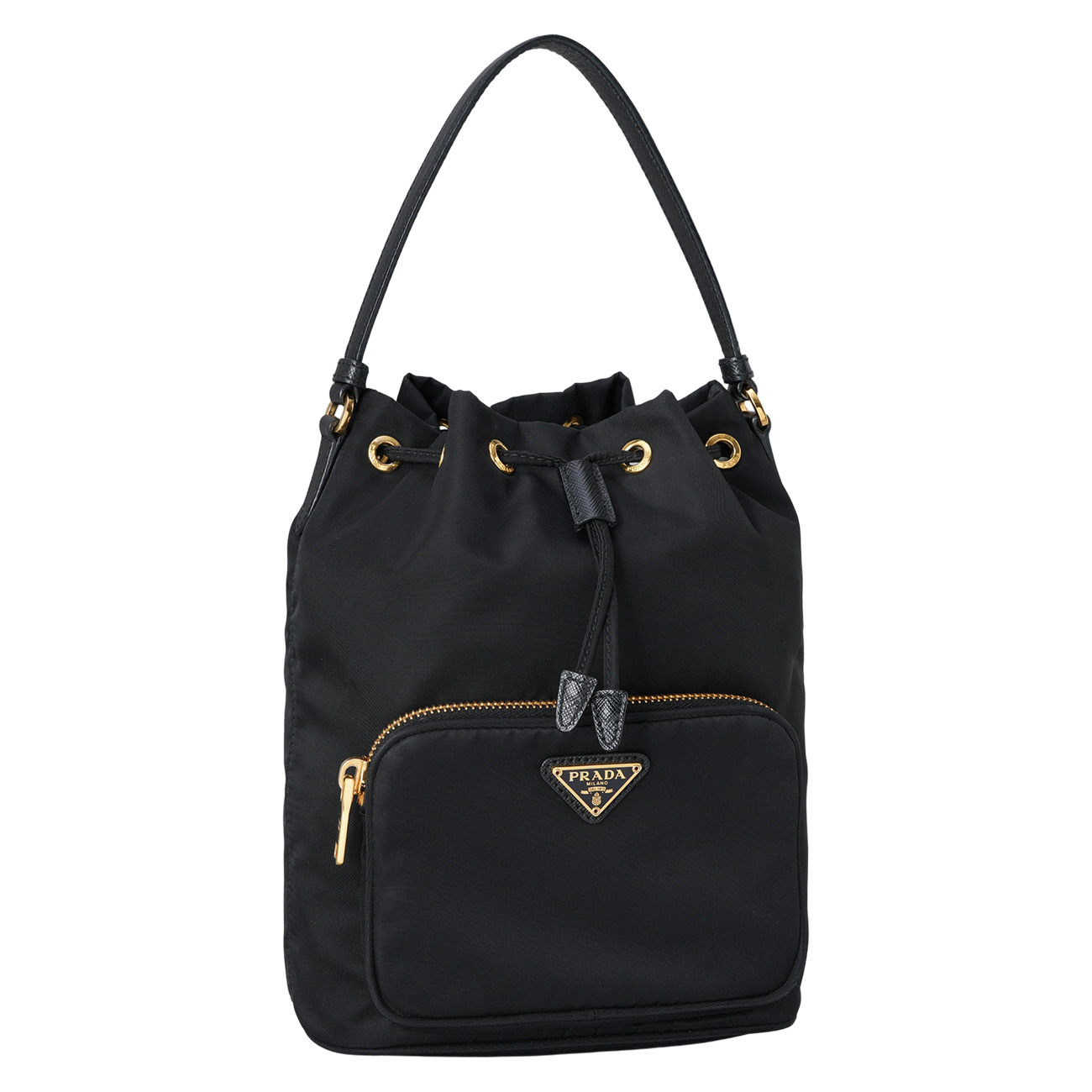 PRADA(USED)프라다 1BH038 리나일론 버킷백