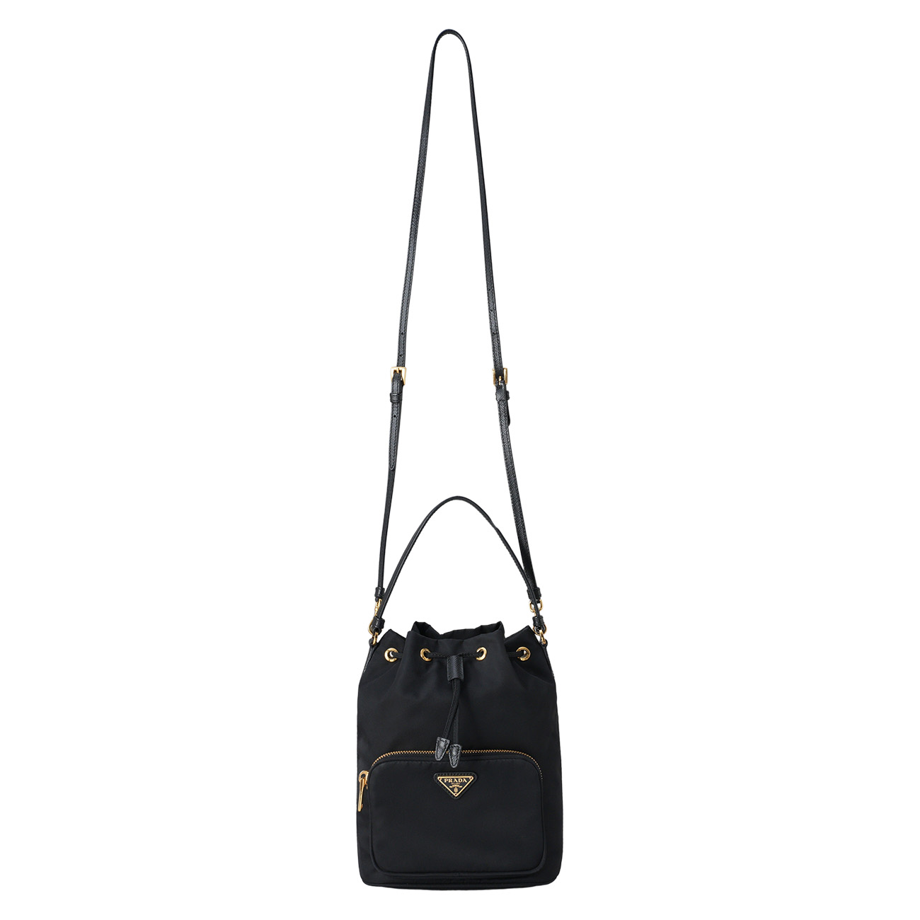 PRADA(USED)프라다 1BH038 리나일론 버킷백