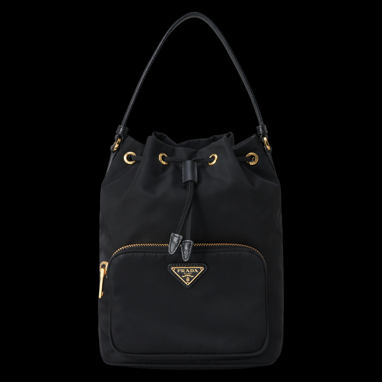 PRADA(USED)프라다 1BH038 리나일론 버킷백