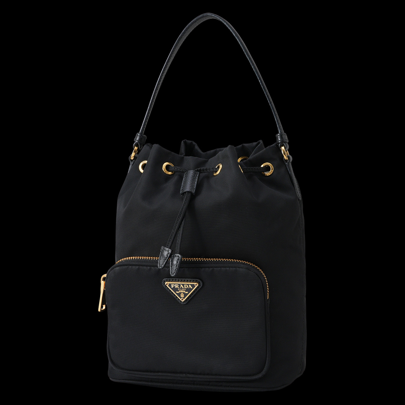 PRADA(USED)프라다 1BH038 리나일론 버킷백