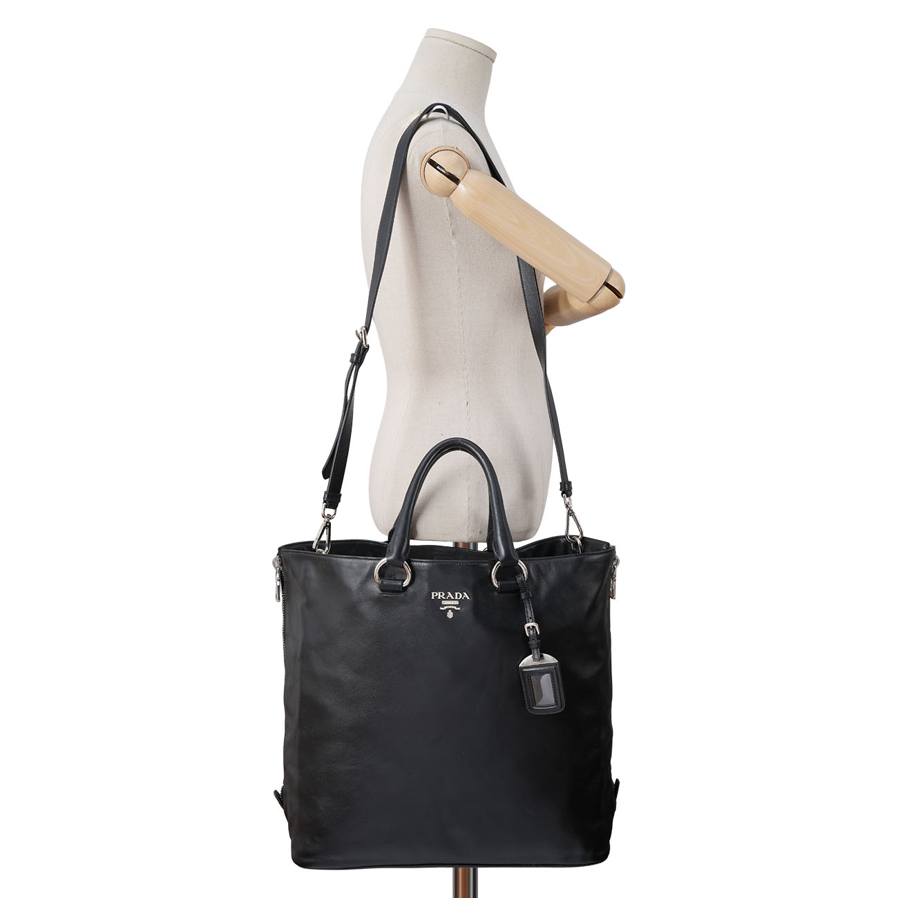 PRADA(USED)프라다 BN2477 소프트 카프 토트 겸 숄더백