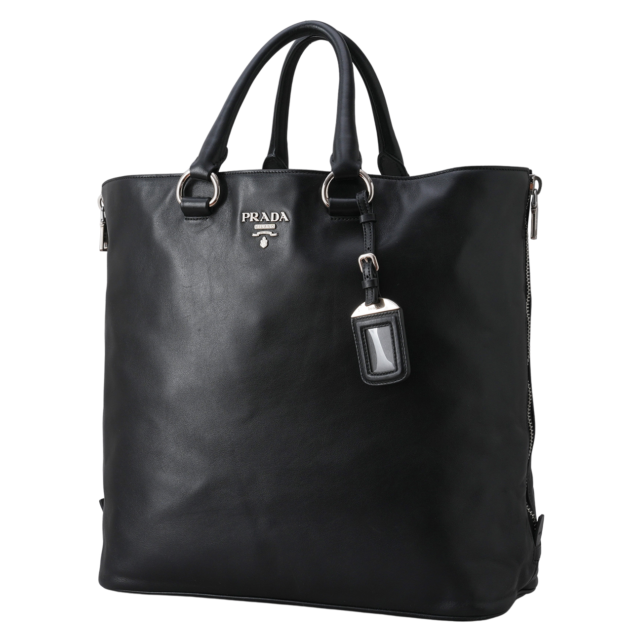 PRADA(USED)프라다 BN2477 소프트 카프 토트 겸 숄더백