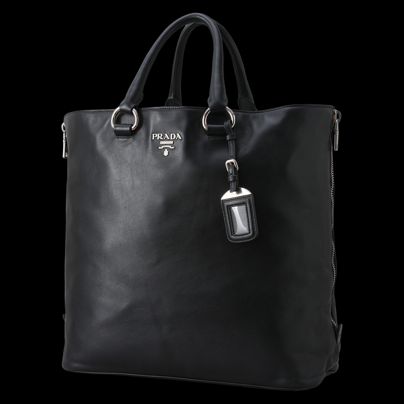 PRADA(USED)프라다 BN2477 소프트 카프 토트 겸 숄더백