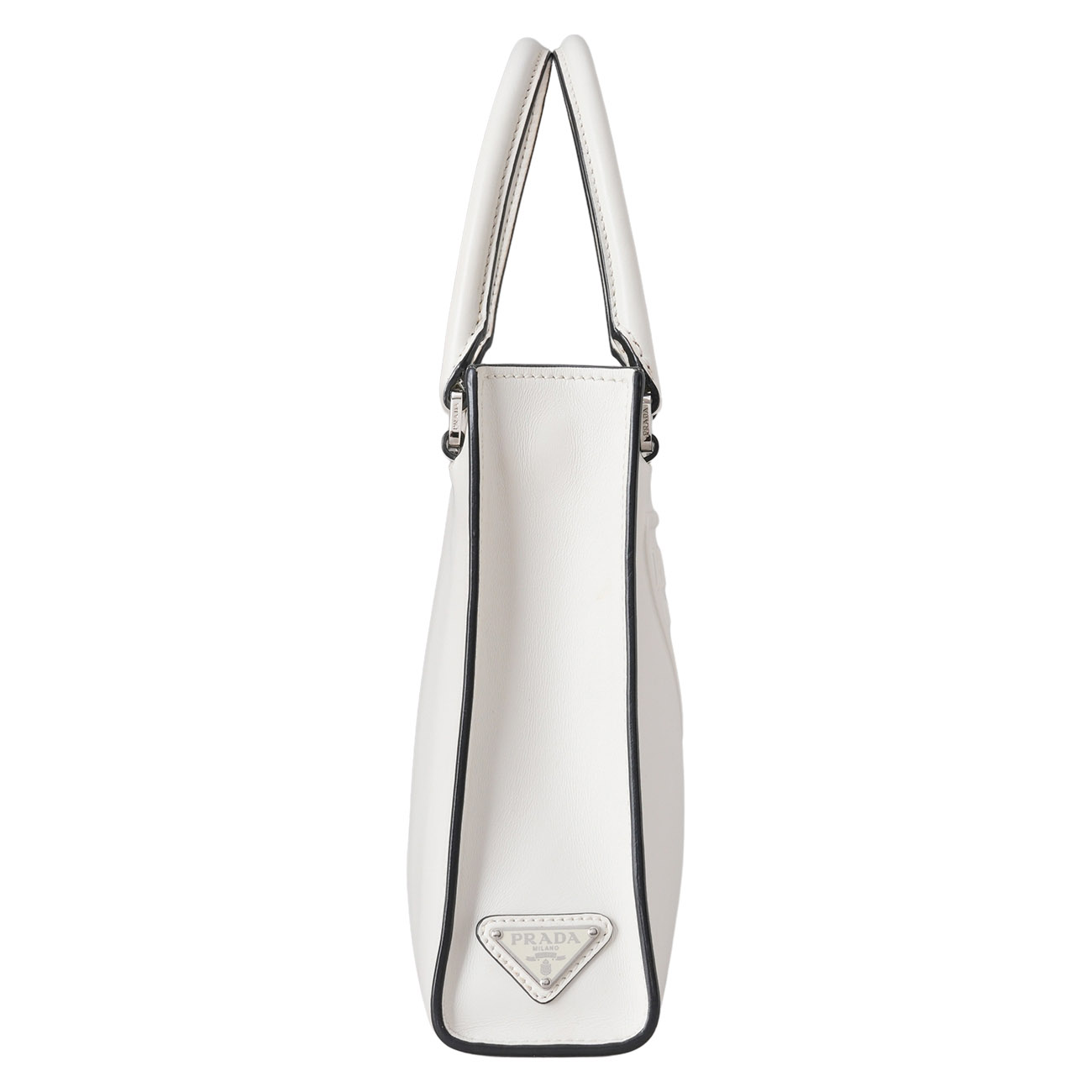 PRADA(USED)프라다 1BA333 트라이앵글 미니 토트겸 숄더백