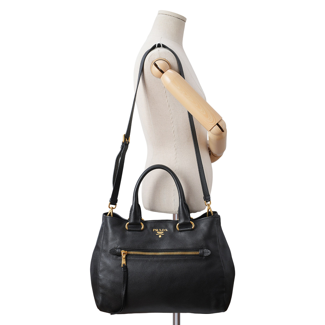 PRADA(USED)프라다 비텔로 토트겸 숄더백