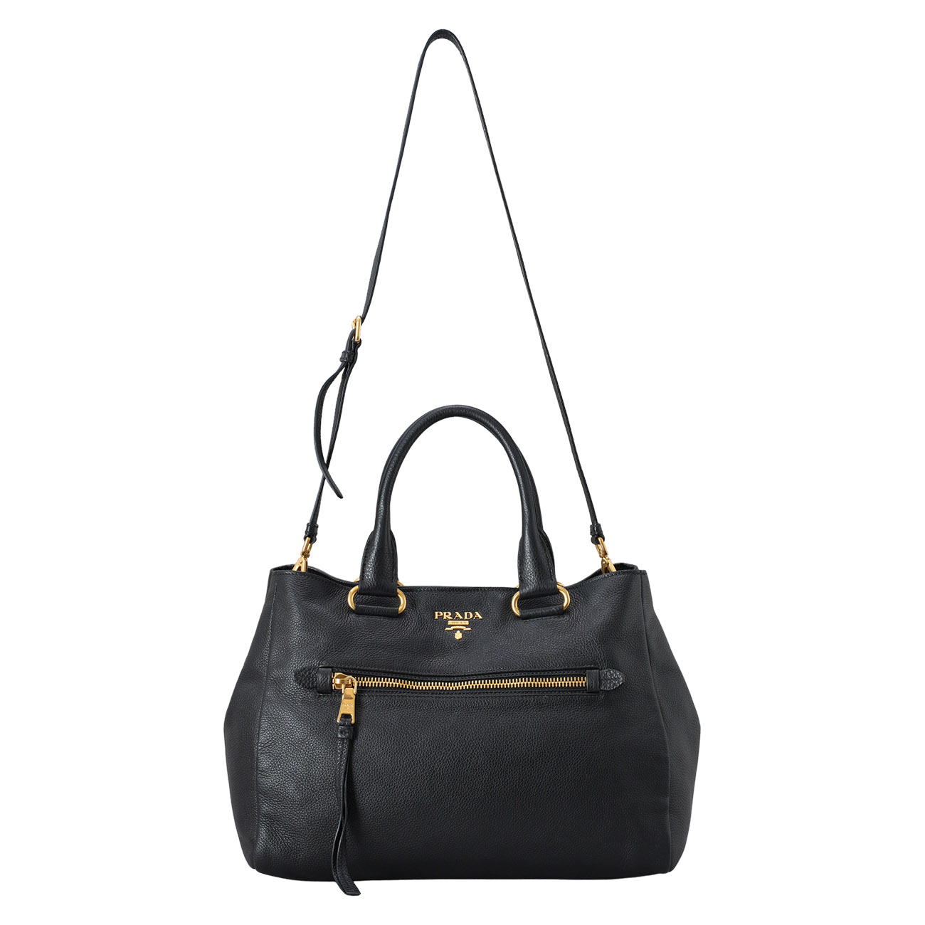 PRADA(USED)프라다 비텔로 토트겸 숄더백