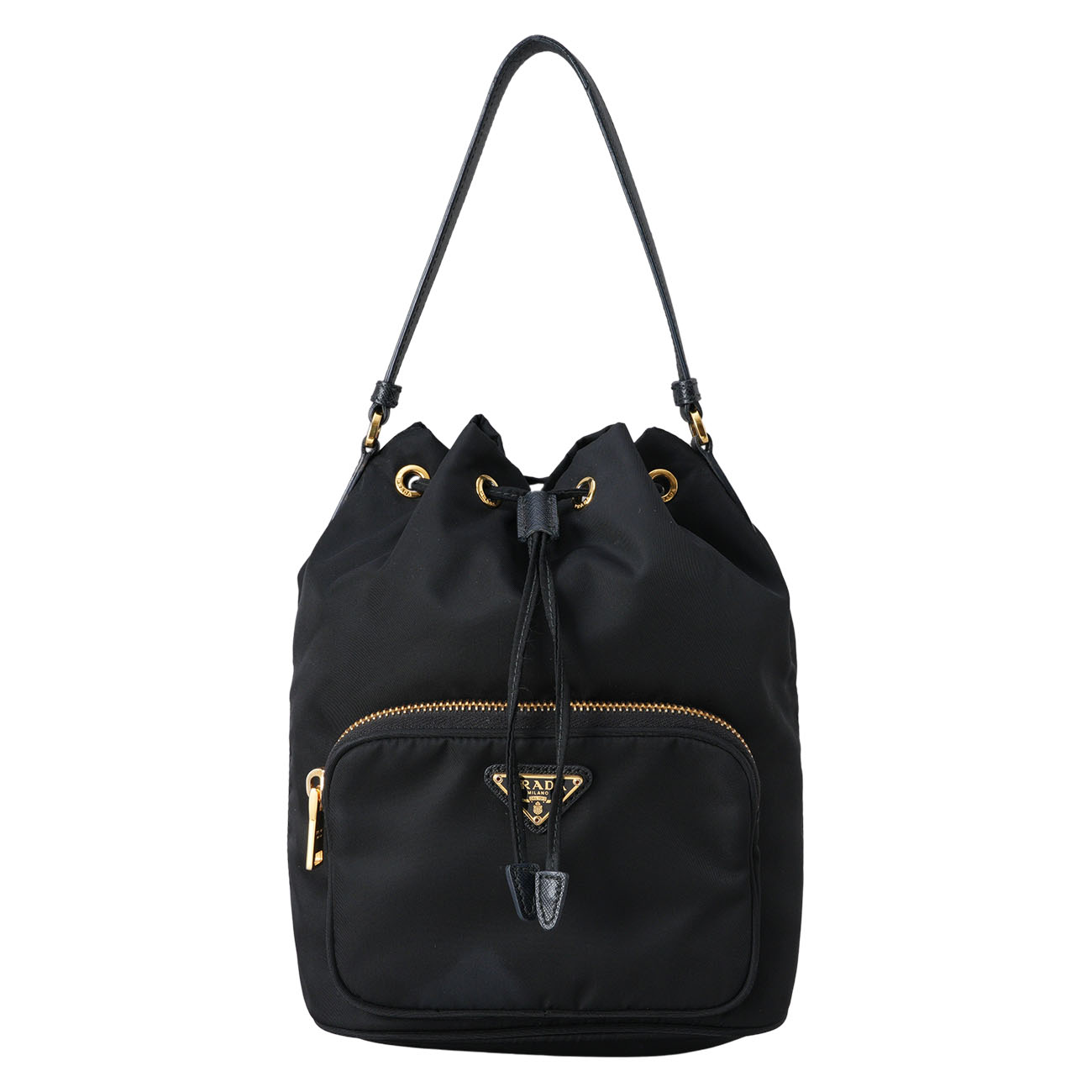 PRADA(USED)프라다 1BH038 리나일론 버킷백