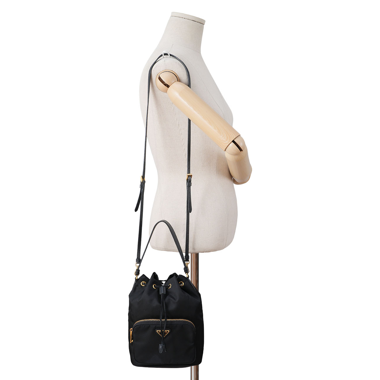PRADA(USED)프라다 1BH038 리나일론 버킷백