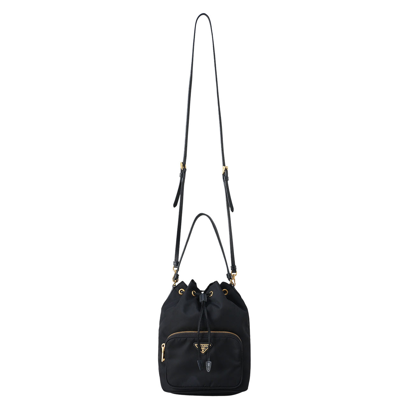 PRADA(USED)프라다 1BH038 리나일론 버킷백