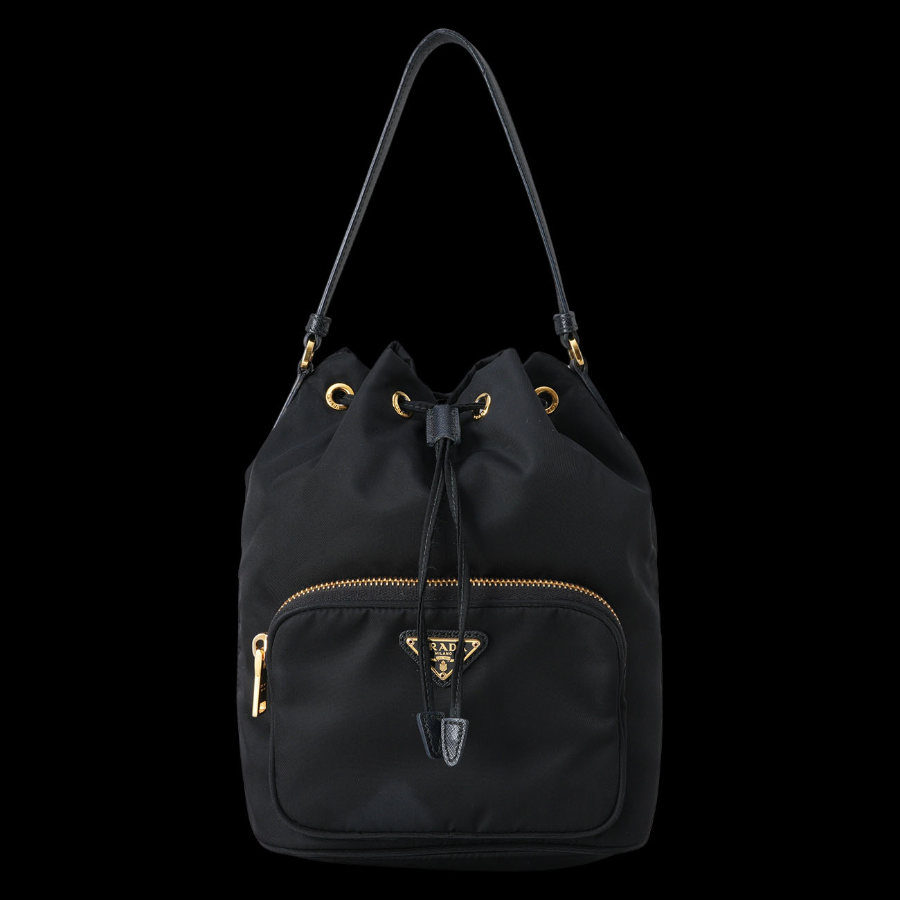 PRADA(USED)프라다 1BH038 리나일론 버킷백