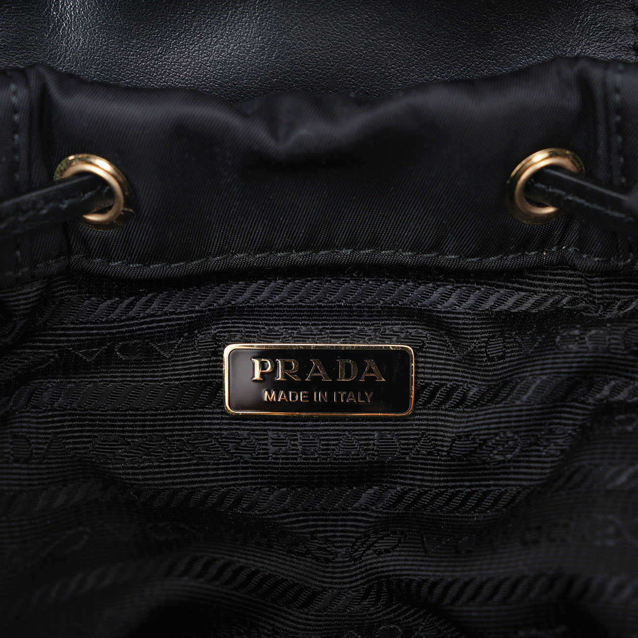 PRADA(USED)프라다 1BZ075 리나일론 브러시드 레더 백팩