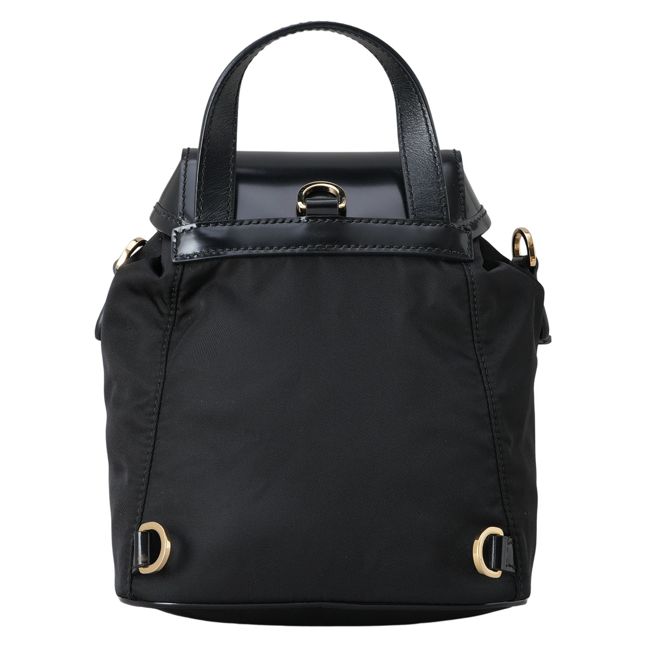 PRADA(USED)프라다 1BZ075 리나일론 브러시드 레더 백팩