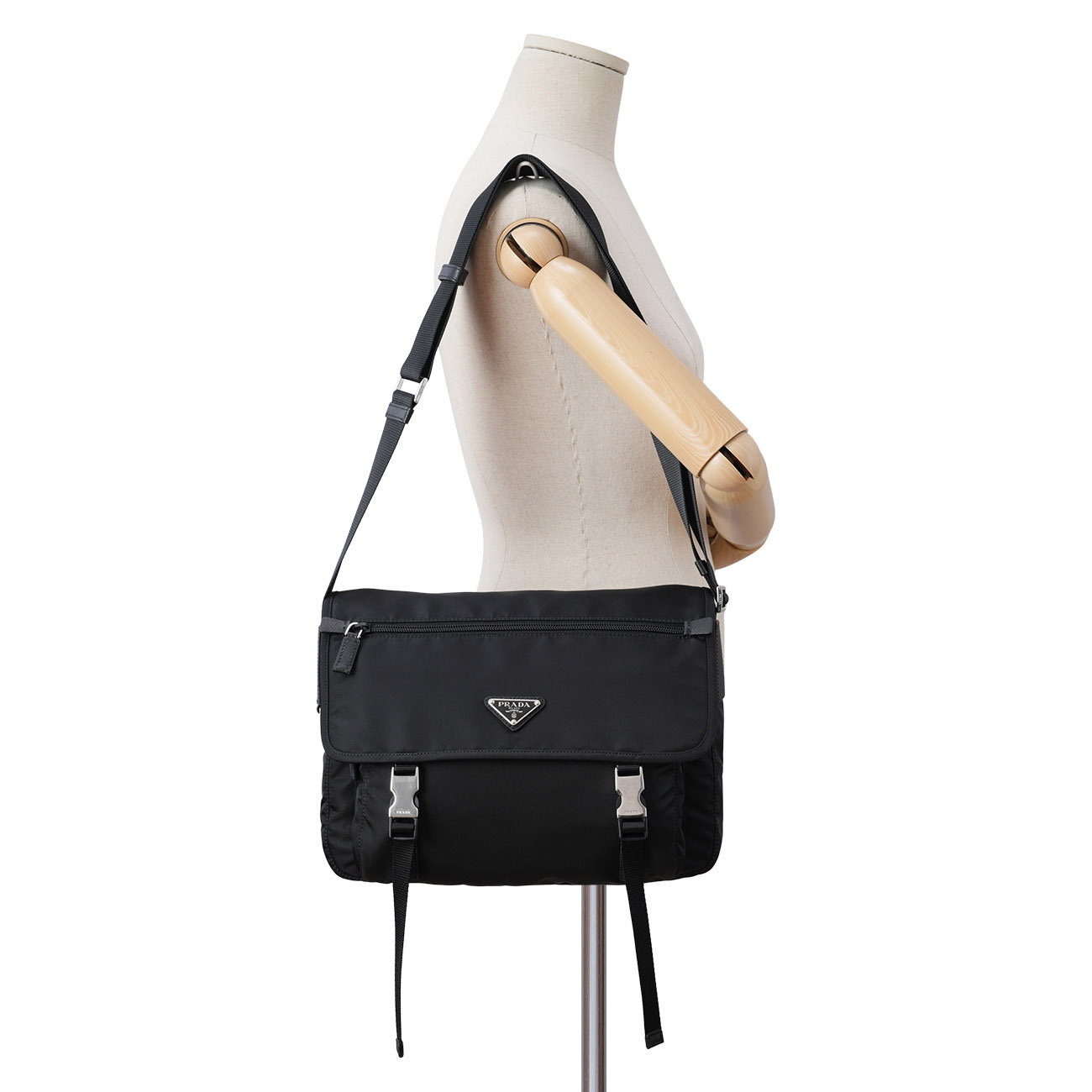 PRADA(USED)프라다 1BD671 리나일론 크로스백