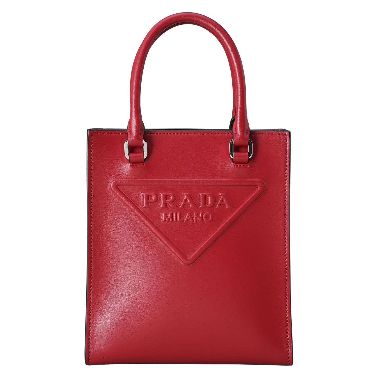 PRADA(USED)프라다 1BA333 트라이앵글 미니 토트겸 숄더백