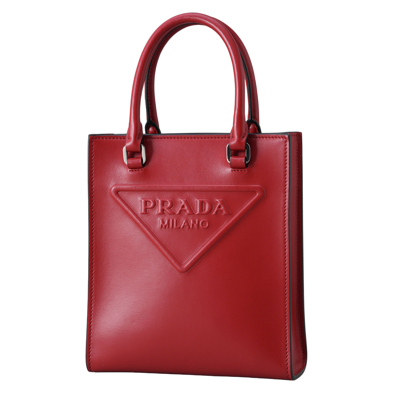 PRADA(USED)프라다 1BA333 트라이앵글 미니 토트겸 숄더백