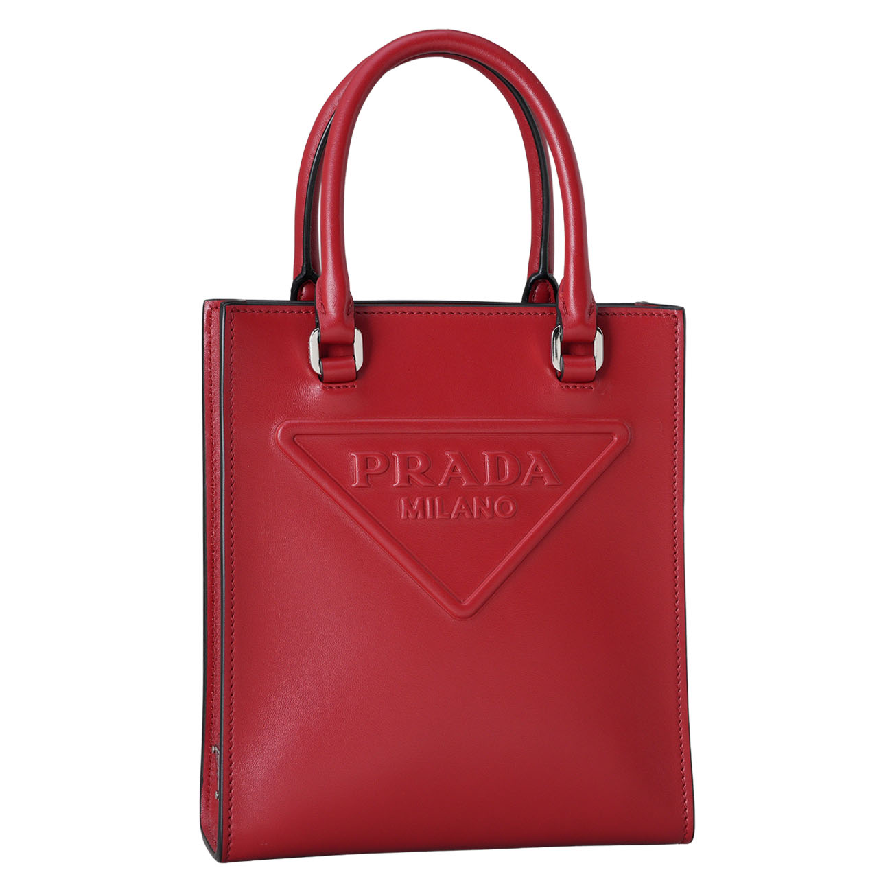 PRADA(USED)프라다 1BA333 트라이앵글 미니 토트겸 숄더백