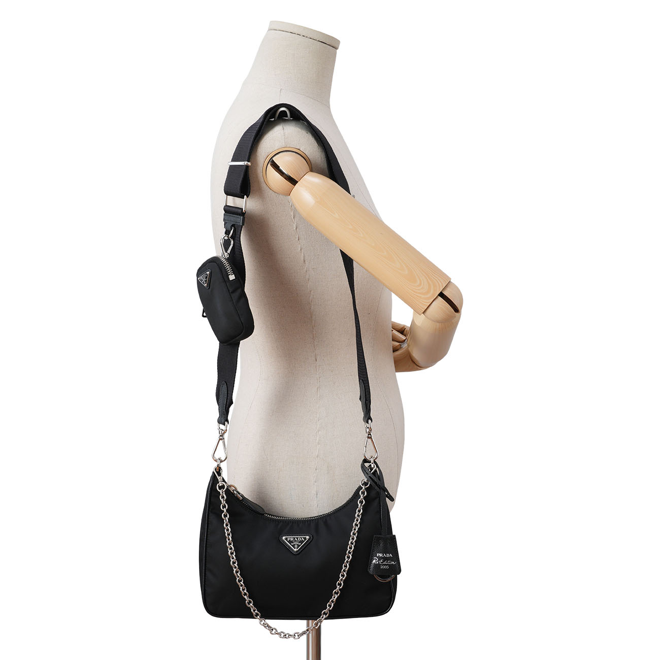 PRADA(USED)프라다 1BH204 리나일론 테수토 호보