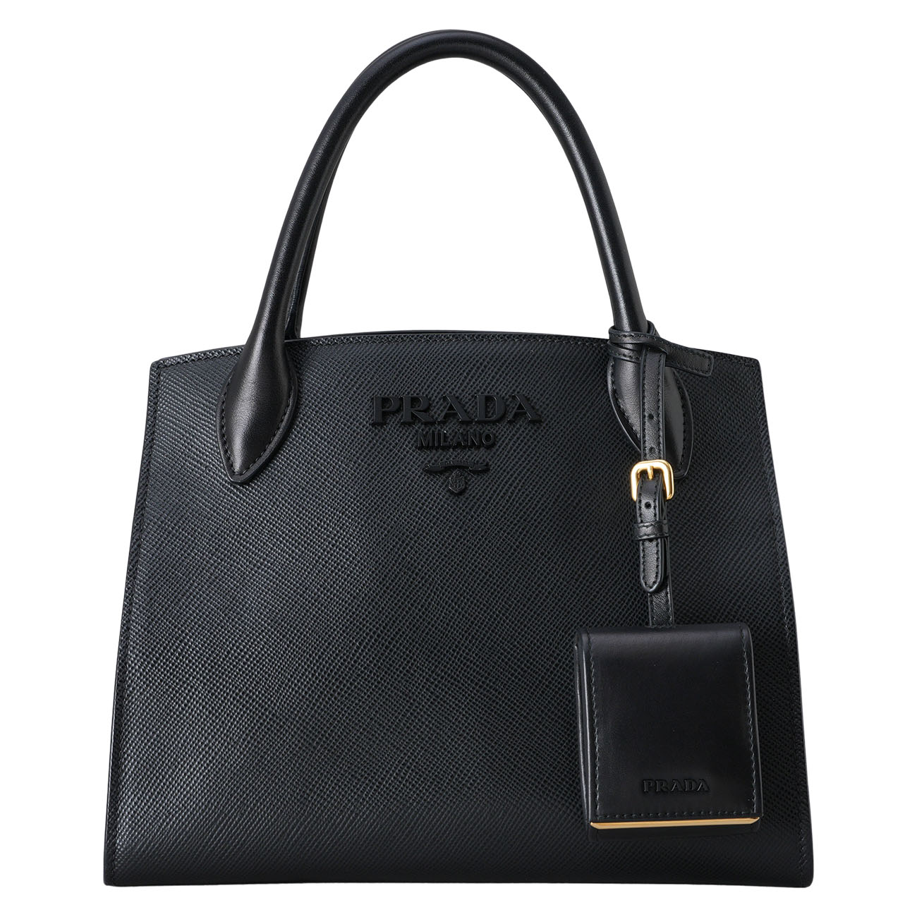 PRADA(USED)프라다 1BA156 사피아노 모노그롬 토트겸 숄더백