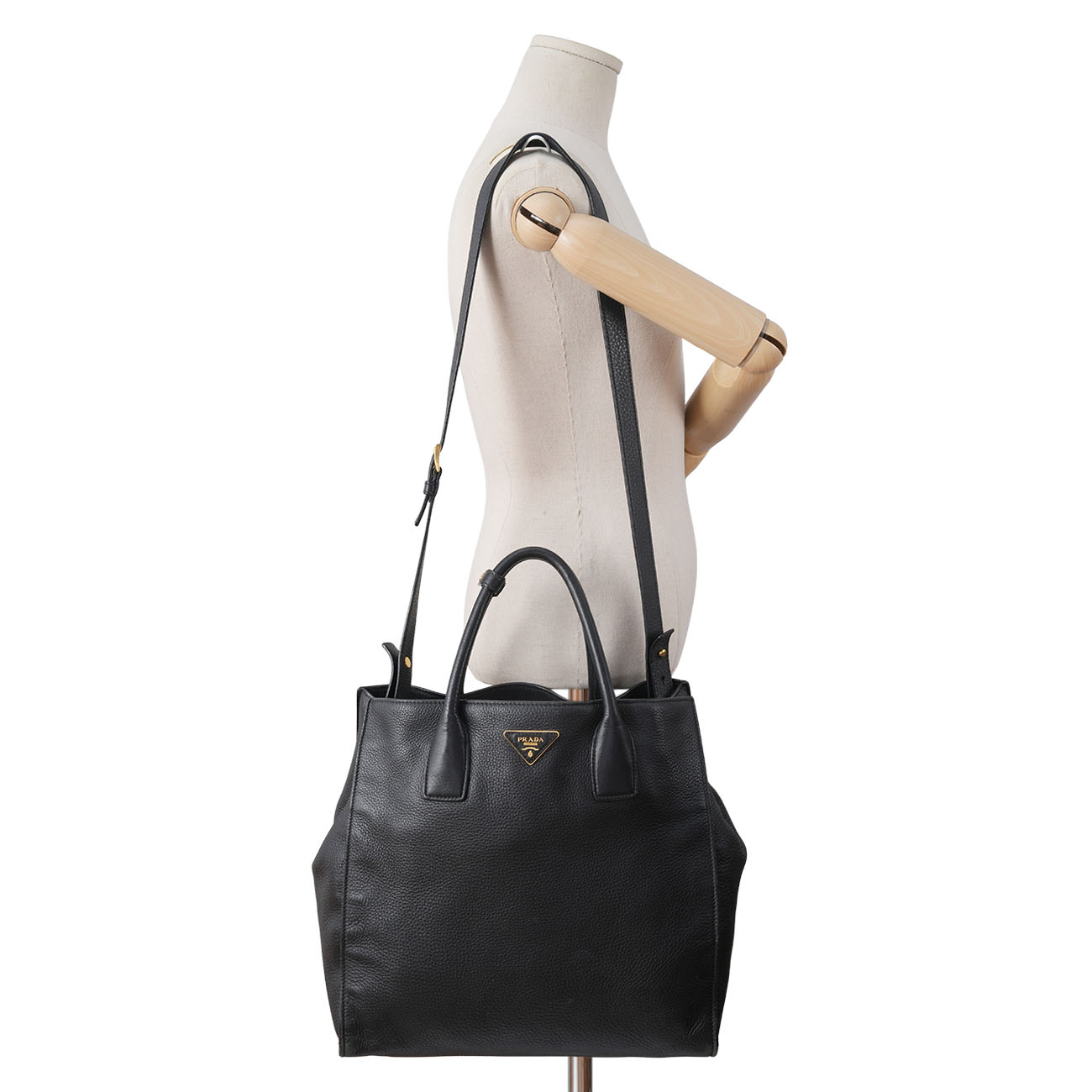 PRADA(USED)프라다 비텔로 토트 겸 숄더백