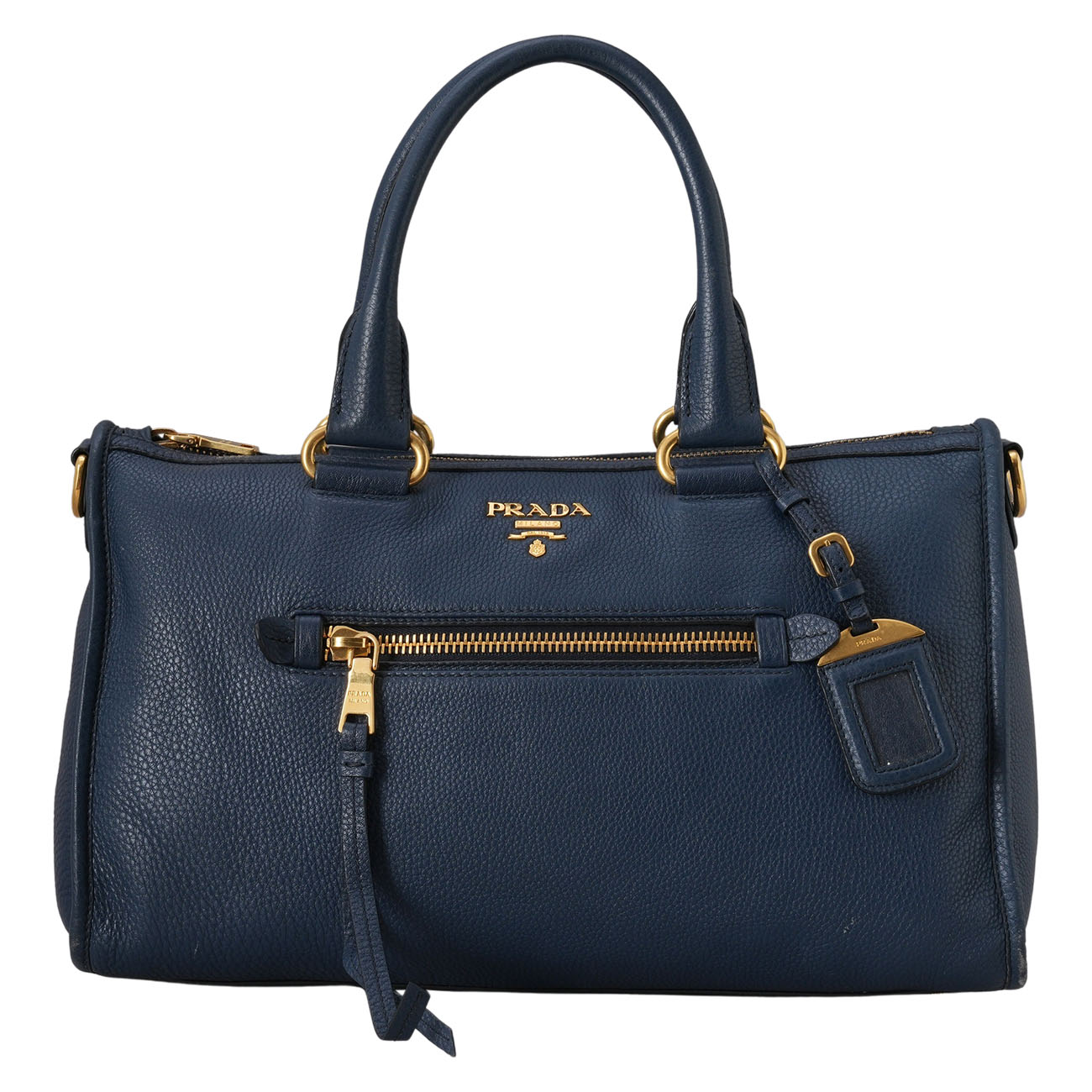 PRADA(USED)프라다 카프스킨 토트 겸 숄더백