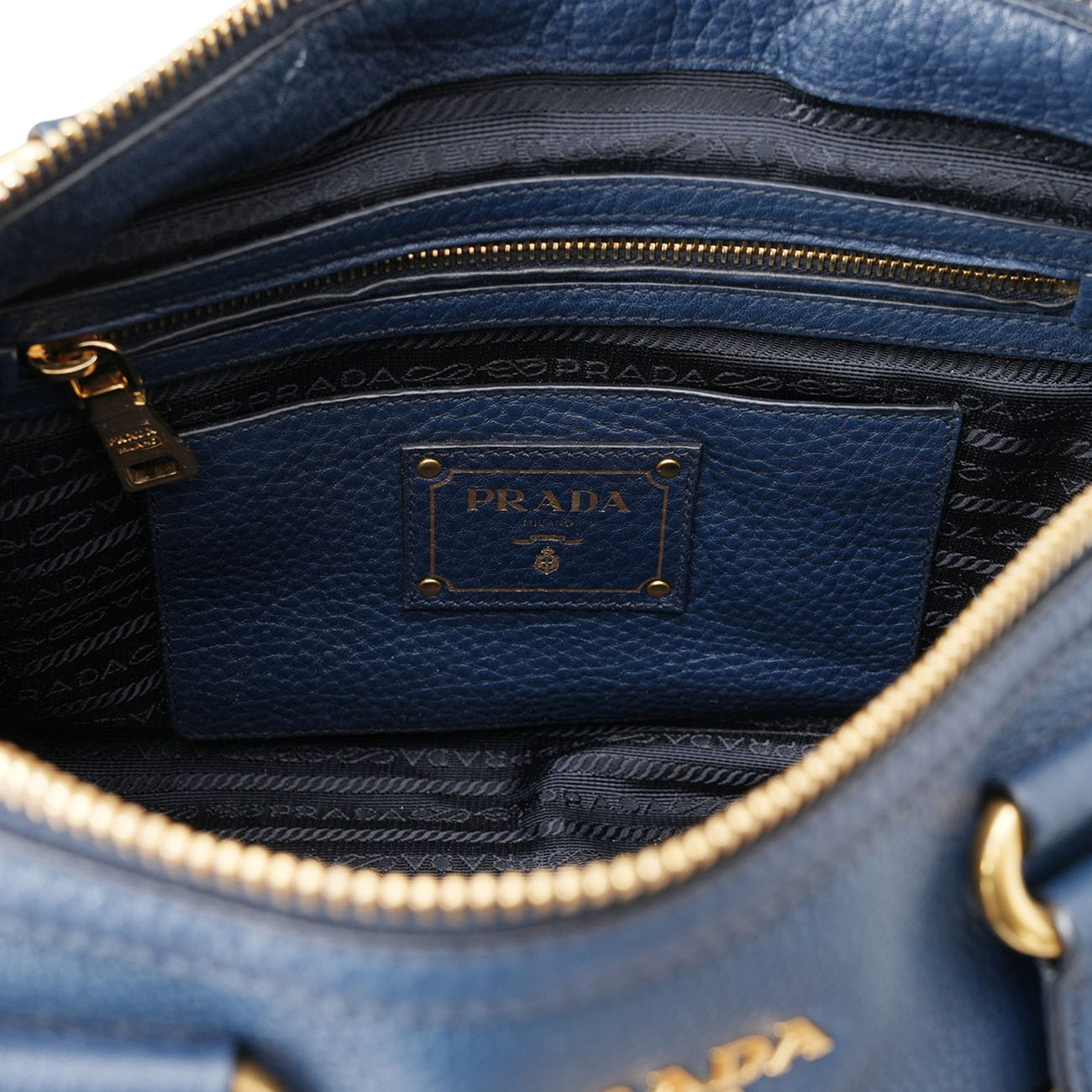 PRADA(USED)프라다 카프스킨 토트 겸 숄더백
