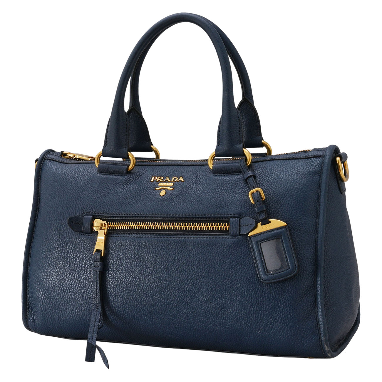 PRADA(USED)프라다 카프스킨 토트 겸 숄더백