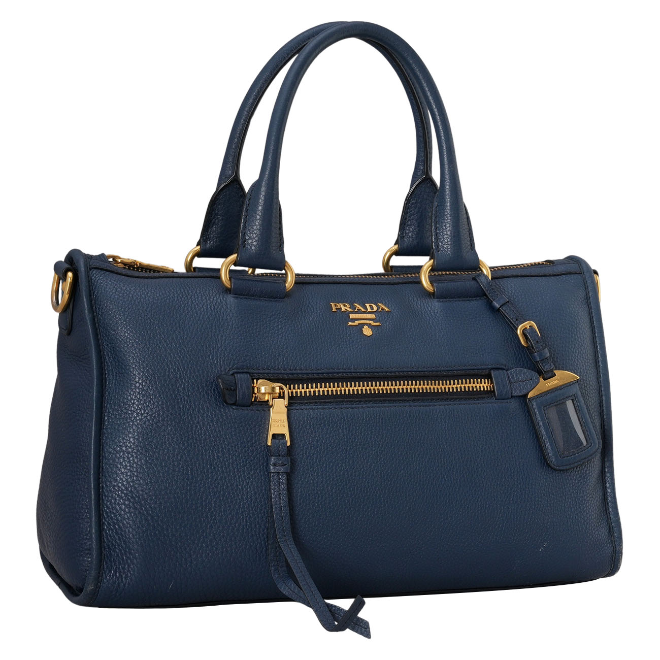 PRADA(USED)프라다 카프스킨 토트 겸 숄더백