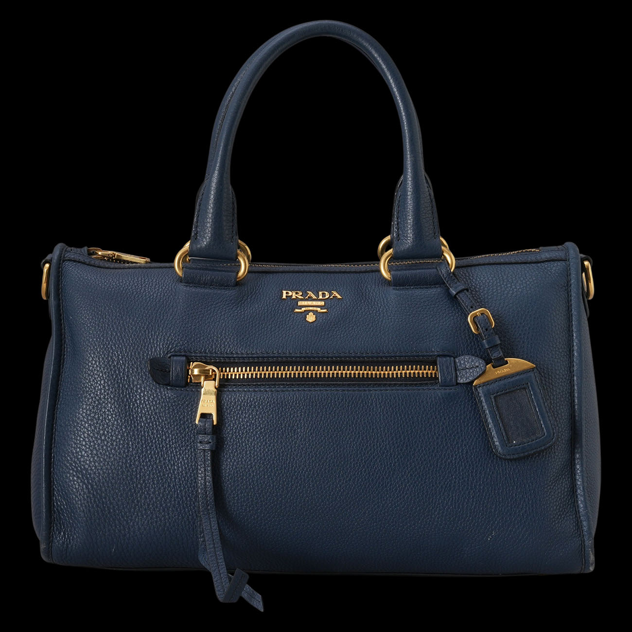 PRADA(USED)프라다 카프스킨 토트 겸 숄더백