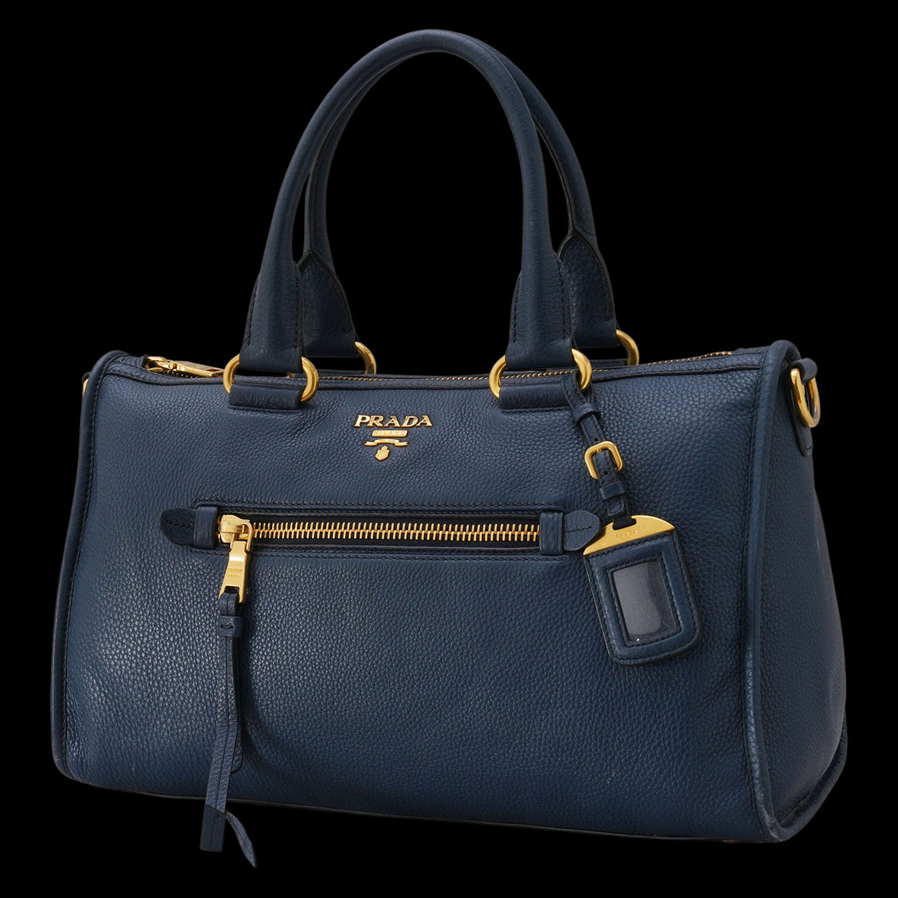 PRADA(USED)프라다 카프스킨 토트 겸 숄더백