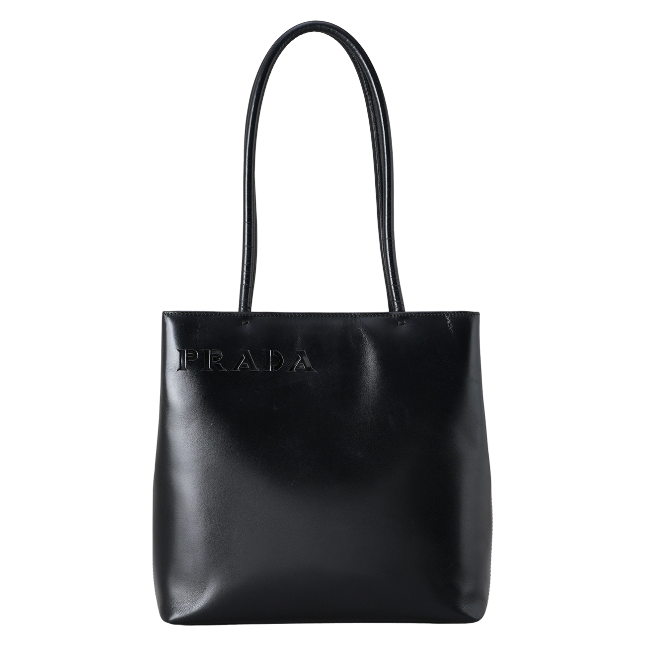 PRADA(USED)프라다 B10900 레더 토트백