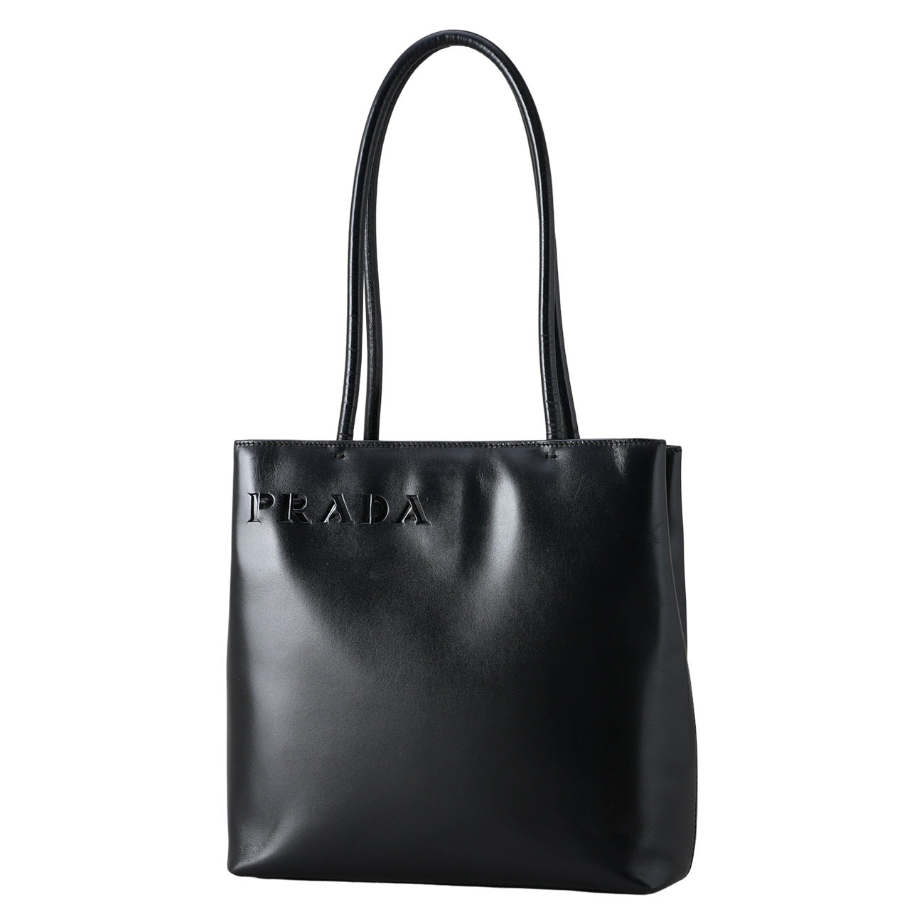 PRADA(USED)프라다 B10900 레더 토트백