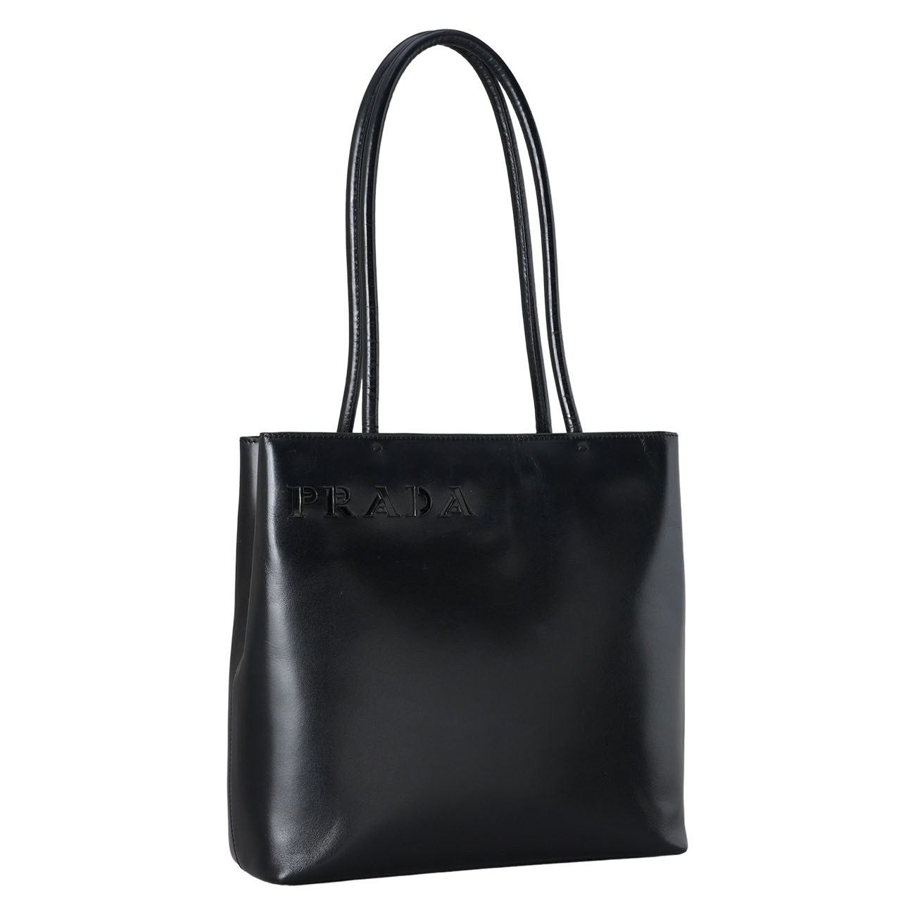PRADA(USED)프라다 B10900 레더 토트백