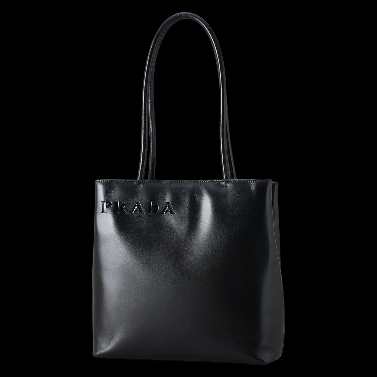 PRADA(USED)프라다 B10900 레더 토트백