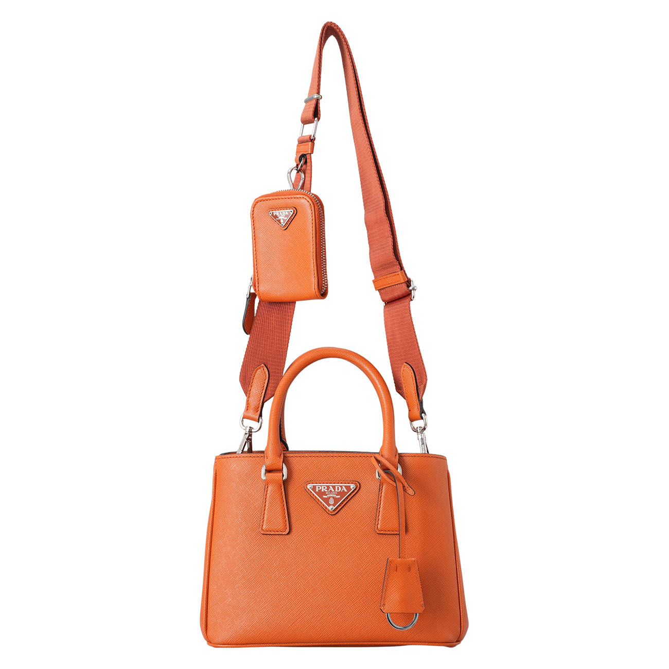 PRADA(USED)프라다 1BA296 사피아노 럭스 미니 투웨이백