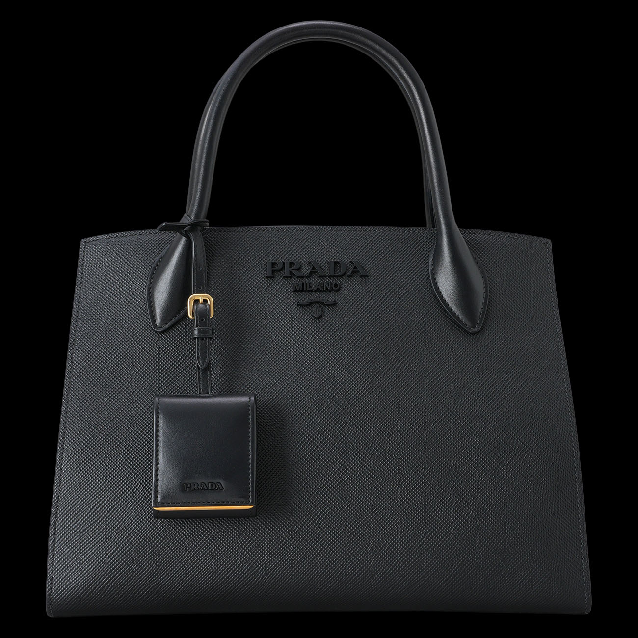 PRADA(USED)프라다 1BA155 모노크롬 토트겸 숄더백