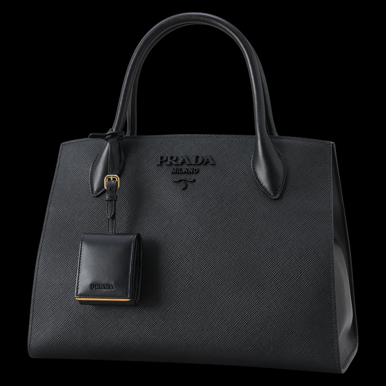 PRADA(USED)프라다 1BA155 모노크롬 토트겸 숄더백