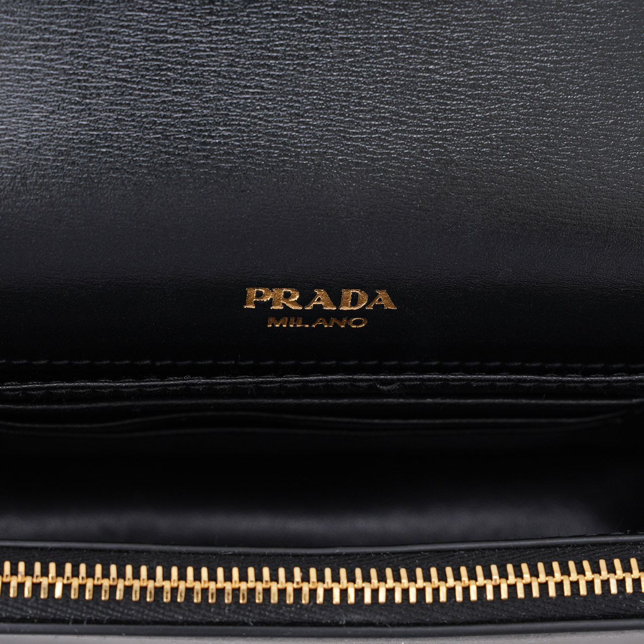 PRADA(USED)프라다 1BD350 비텔로 레더 체인 플랩 숄더백