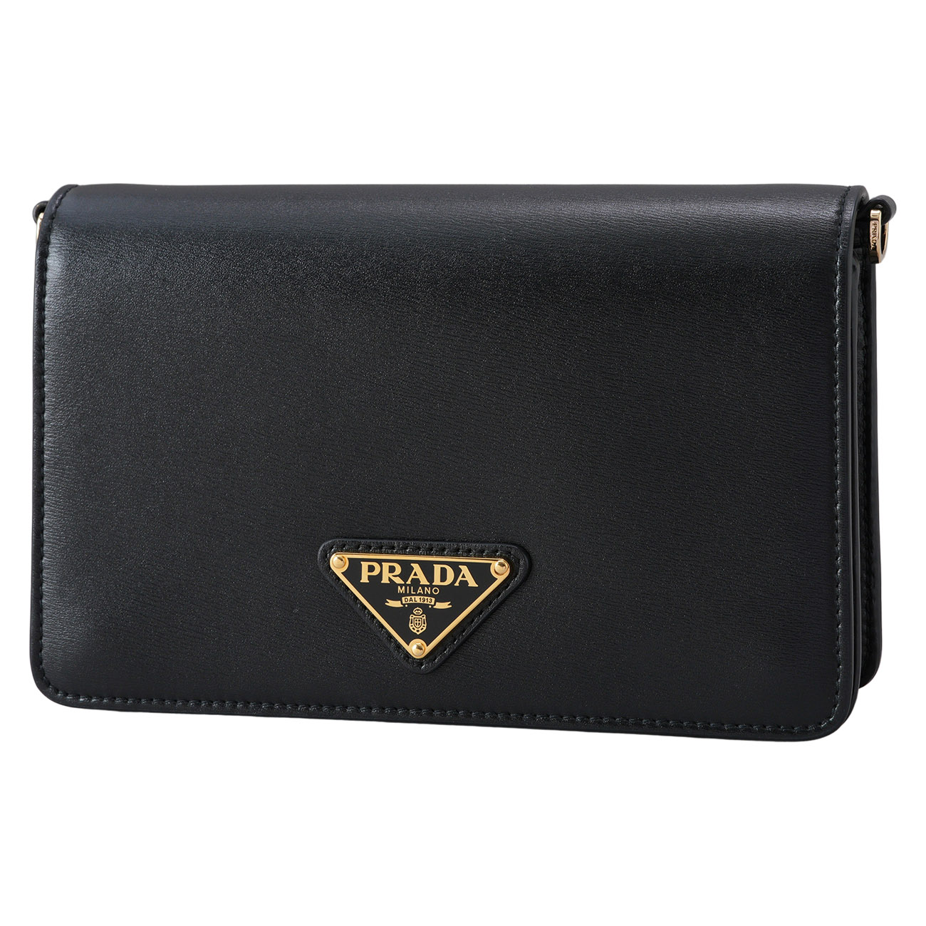 PRADA(USED)프라다 1BD350 비텔로 레더 체인 플랩 숄더백