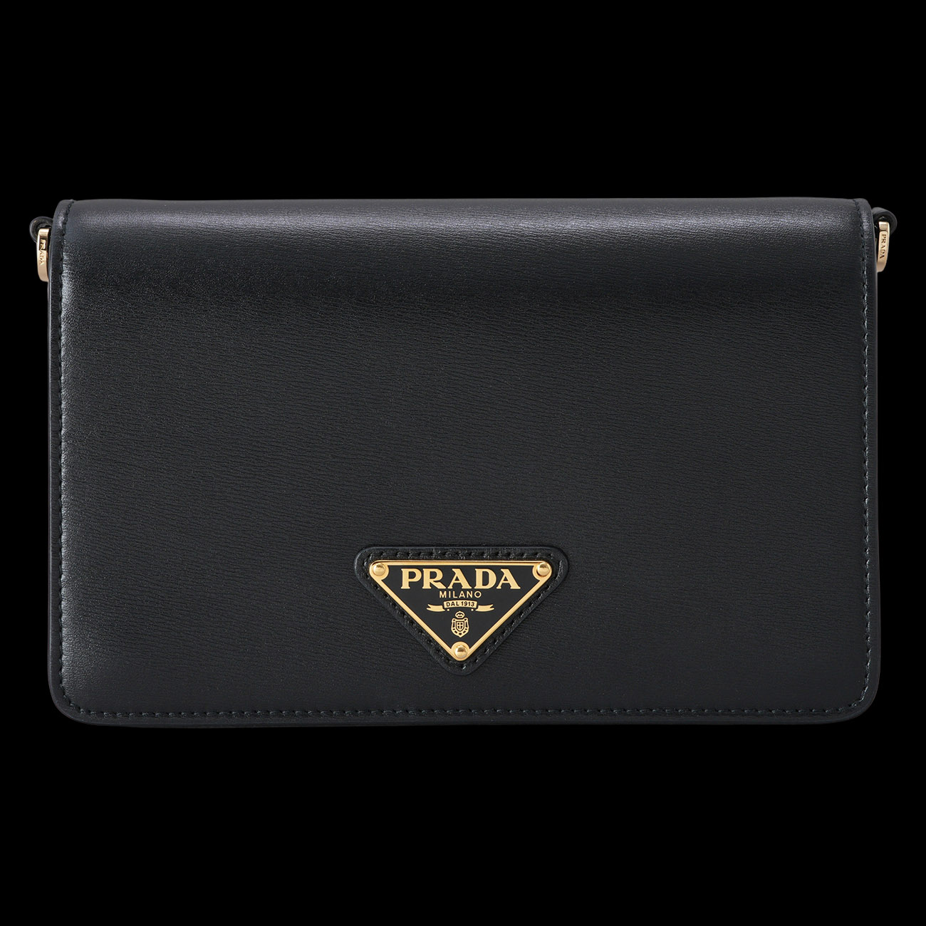 PRADA(USED)프라다 1BD350 비텔로 레더 체인 플랩 숄더백