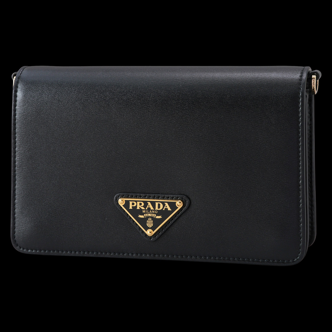 PRADA(USED)프라다 1BD350 비텔로 레더 체인 플랩 숄더백