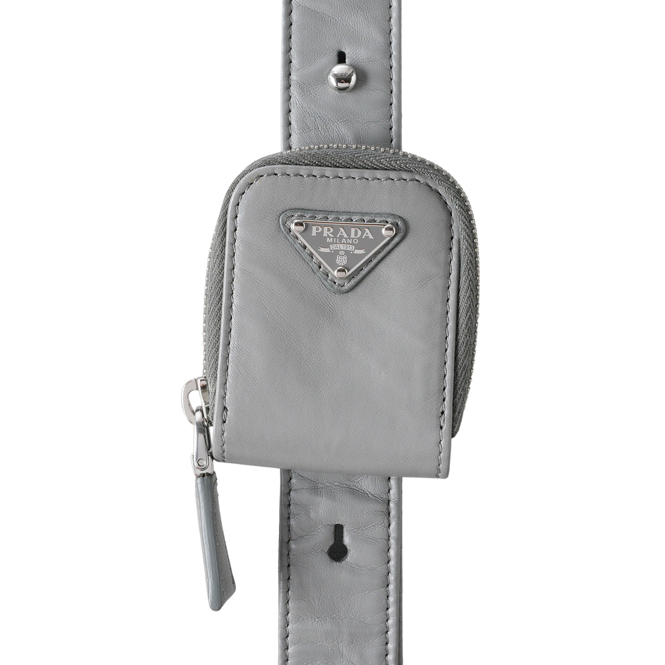 PRADA(USED)프라다 1BB092 엔틱 나파 탑핸들 카메라백