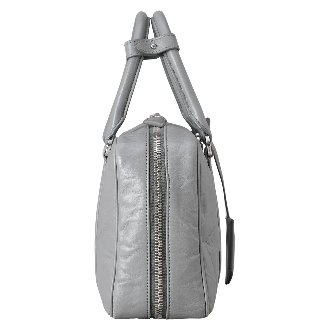 PRADA(USED)프라다 1BB092 엔틱 나파 탑핸들 카메라백