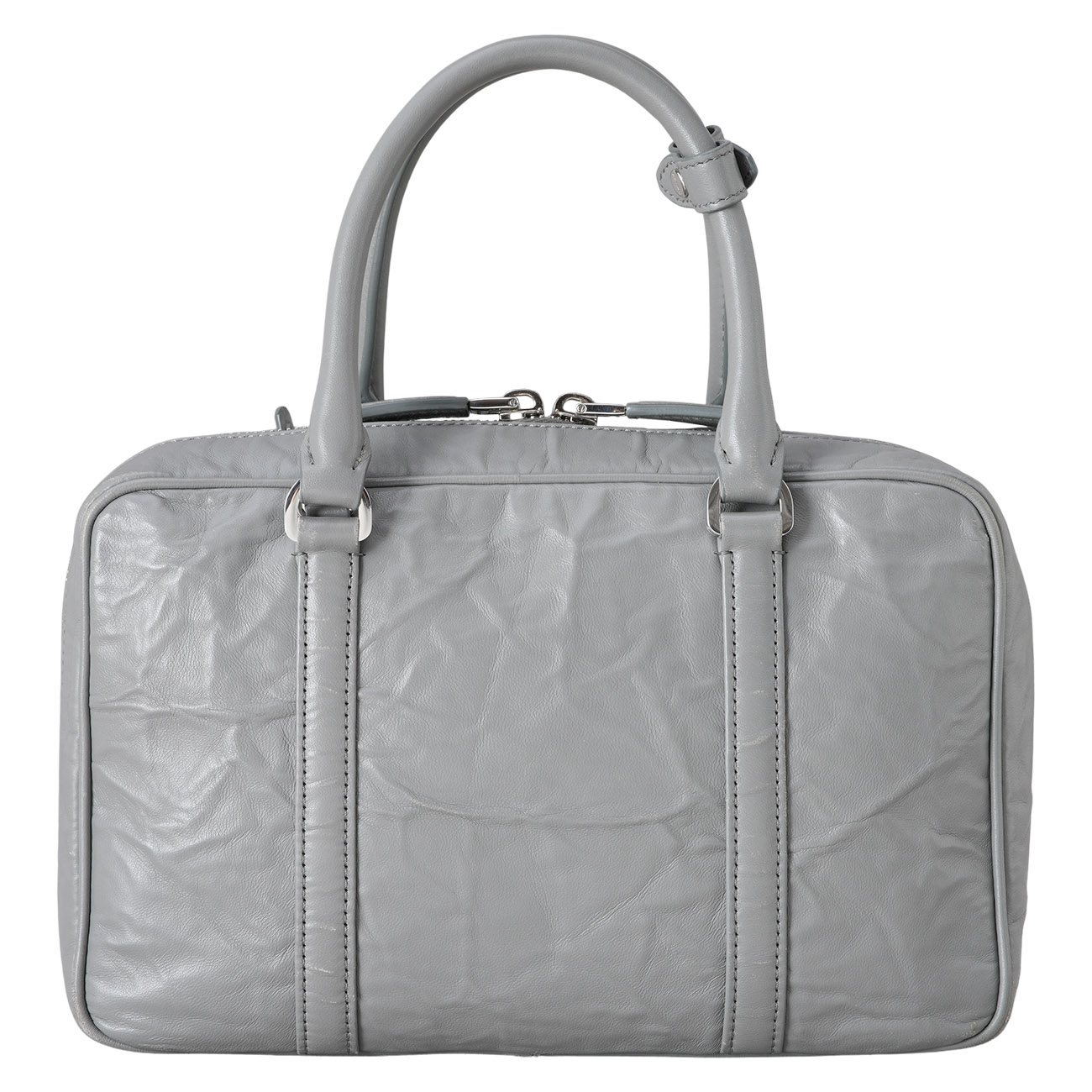 PRADA(USED)프라다 1BB092 엔틱 나파 탑핸들 카메라백