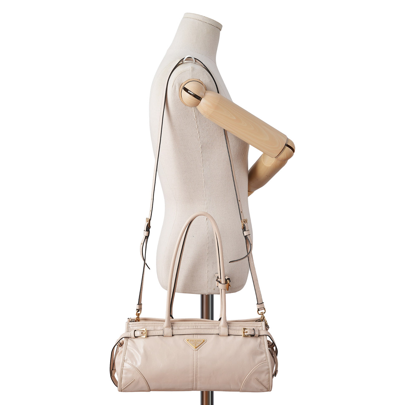 PRADA(USED)프라다 1BA426 보니 미듐 숄더백