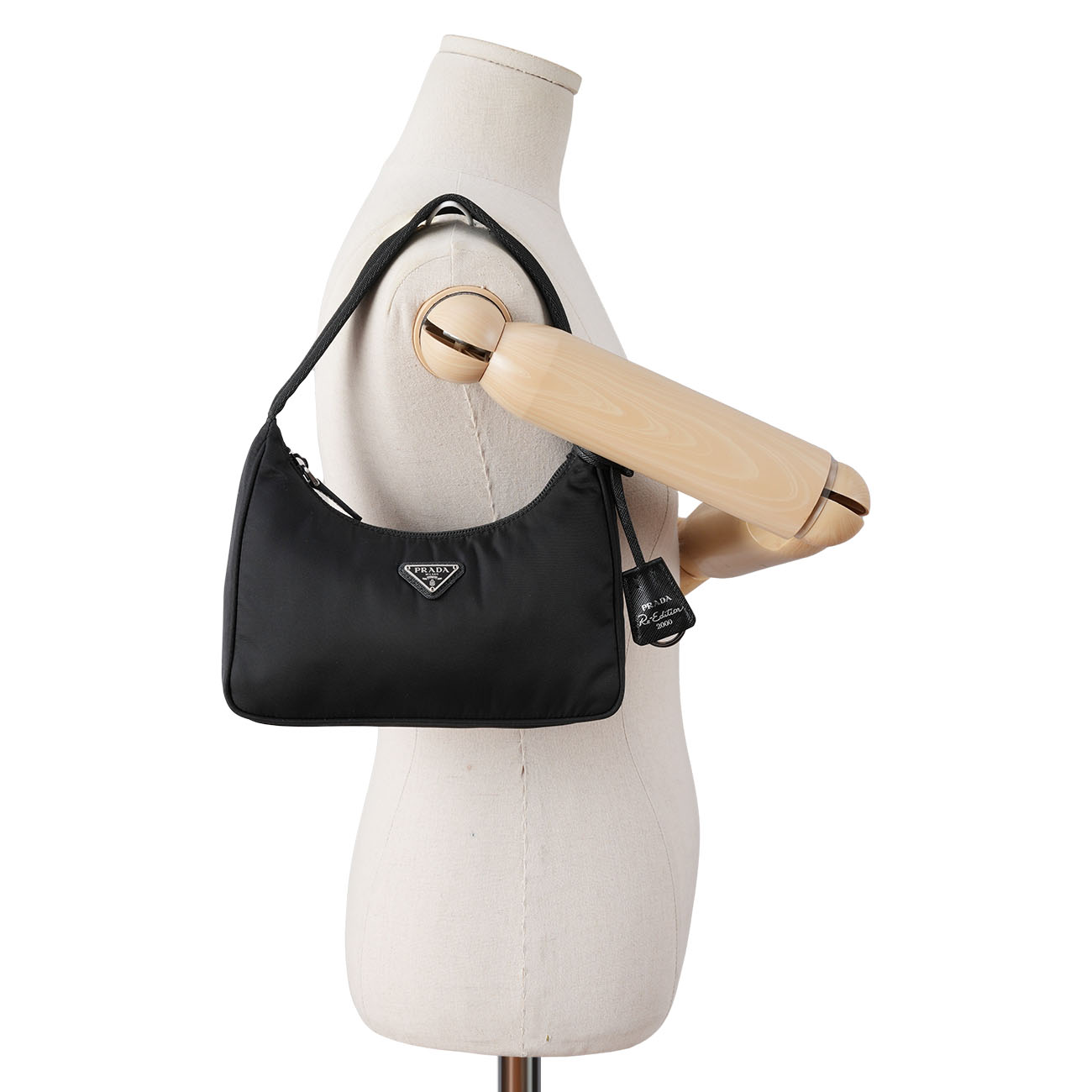 PRADA(USED)프라다 리나일론 호보백 블랙